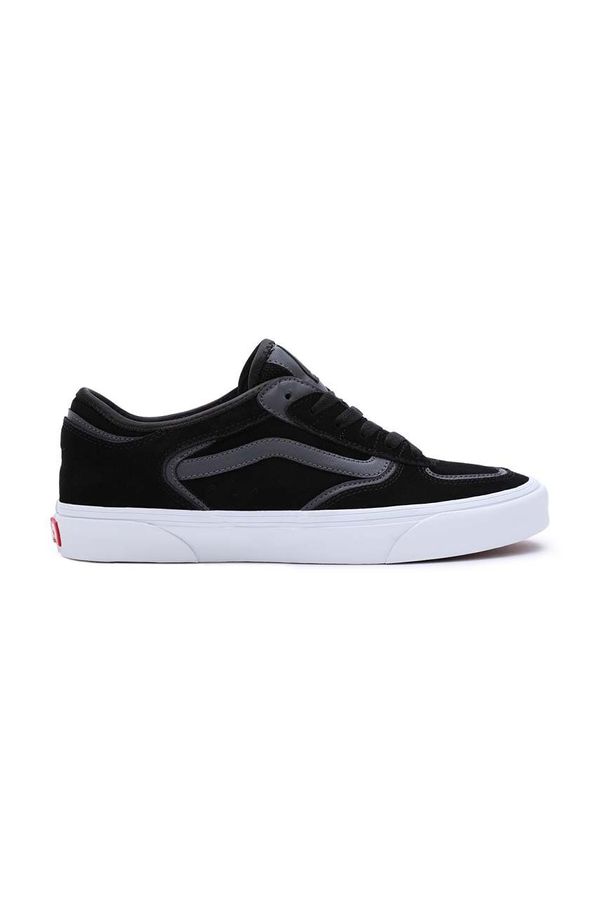 Vans Teniske iz semiša Vans Rowley Classic črna barva, VN0009QJKOU1