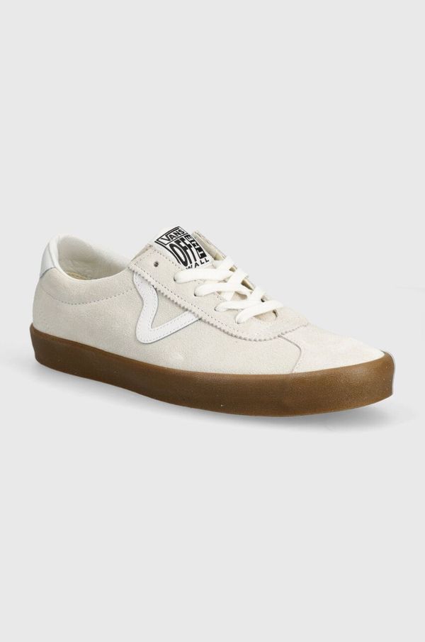 Vans Teniske iz semiša Vans Sport Low bež barva, VN000CTDQJM1