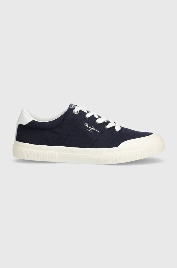 Pepe Jeans Teniske Pepe Jeans PMS31041 moške, mornarsko modra barva, KENTON SERIE M