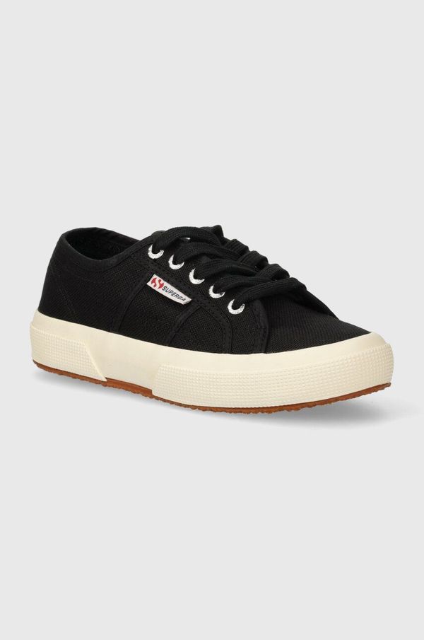 Superga Teniske Superga 2750-COTU CLASSIC ženske, črna barva, S000010