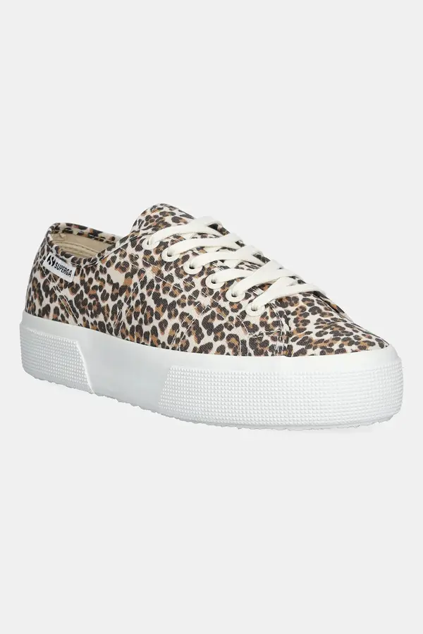 Superga Teniske Superga PLATFORM LEOPARD PRINT LE