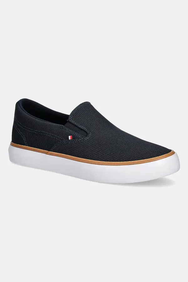 Tommy Hilfiger Teniske Tommy Hilfiger TH HI VULC CORE LOW II SLIPON