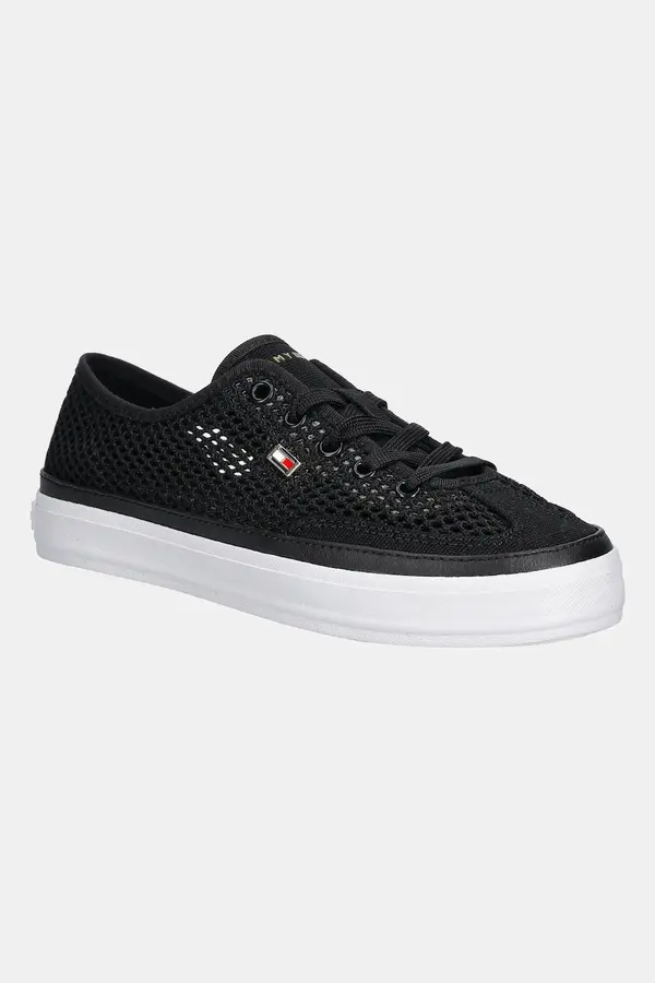 Tommy Hilfiger Teniske Tommy Hilfiger TH OPEN MESH VULC SNEAKER