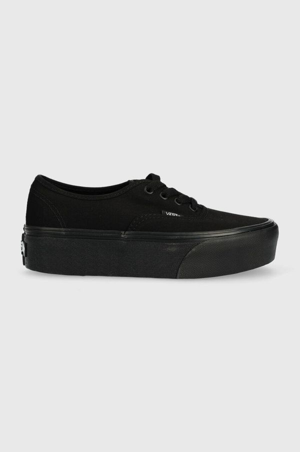 Vans Teniske Vans Authentic Stackform ženske, črna barva, VN0A5KXXBKA1