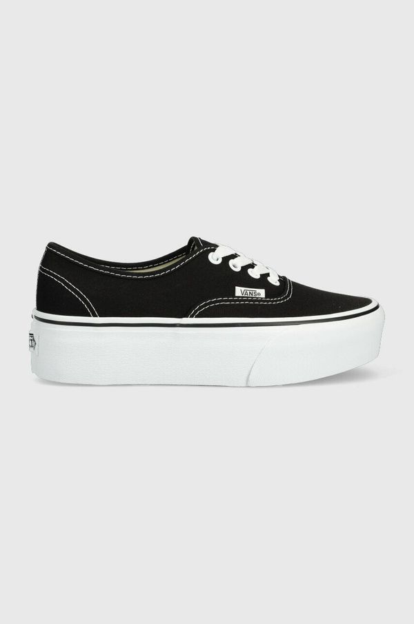 Vans Teniske Vans Authentic Stackform ženske, črna barva, VN0A5KXXBMX1