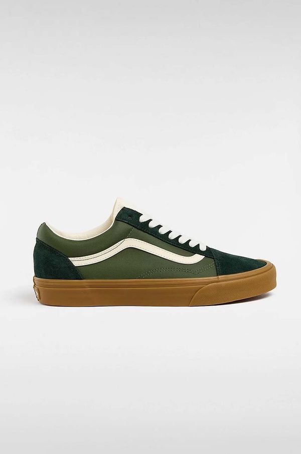 Vans Teniske Vans Old Skool moške, zelena barva, VN000CT817P1