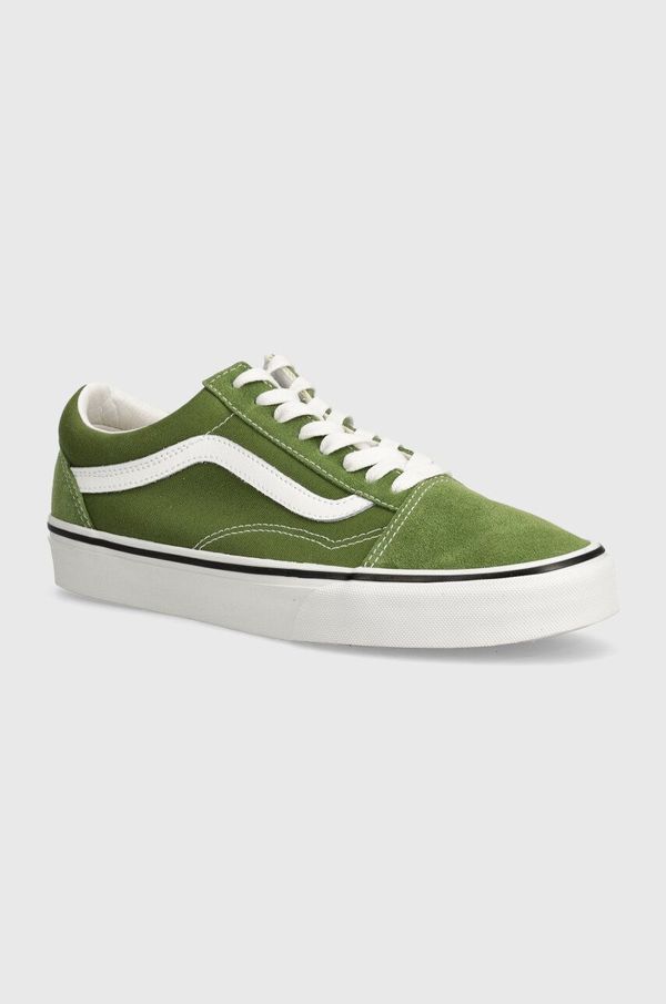 Vans Teniske Vans Old Skool zelena barva, VN000CT8CIB1