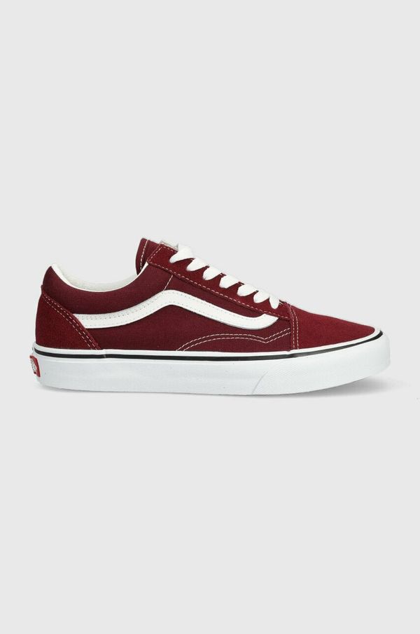 Vans Teniske Vans Old Skool ženske, bordo barva