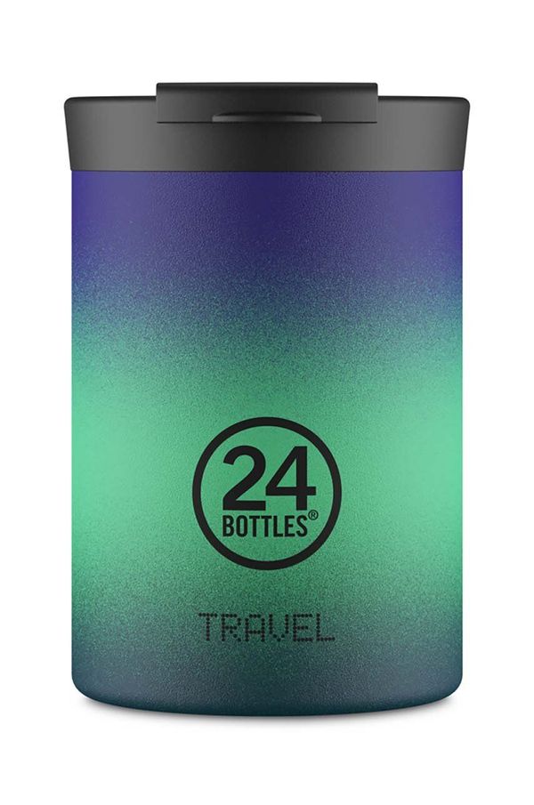 24bottles Termo lonček 24bottles Travel Tumbler 350ml Borealis zelena barva, Travel.Tumb.350.Boreal