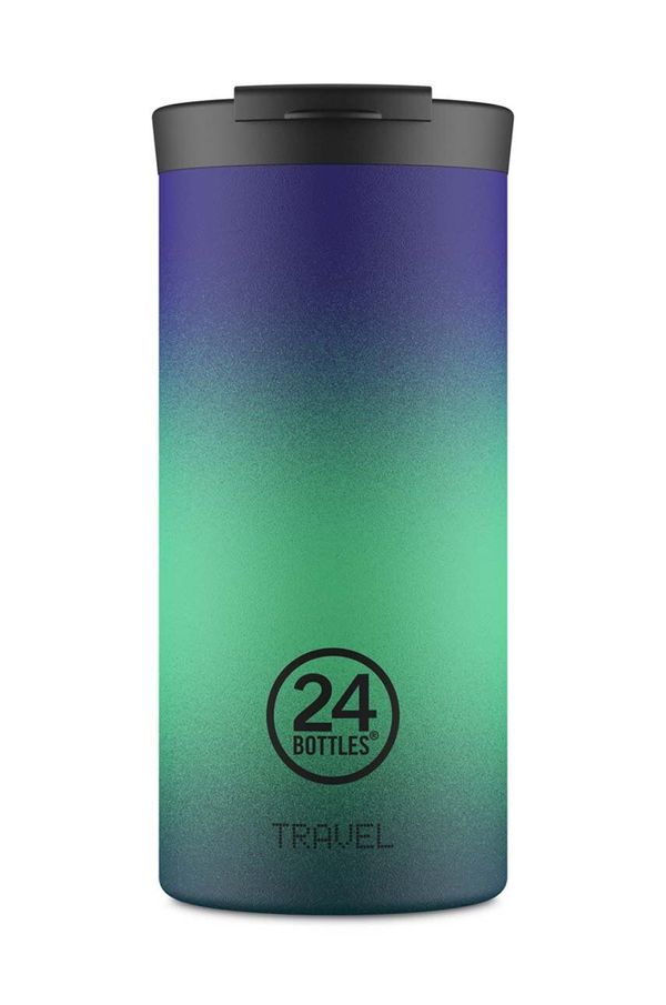 24bottles Termo lonček 24bottles Travel Tumbler 600ml Borealis zelena barva, Travel.Tumb.600.Boreal