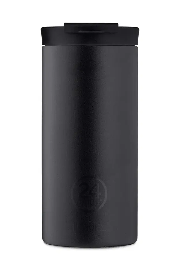 24bottles Termo lonček 24bottles Travel Tumbler 600ml Stone Tuxedo Black