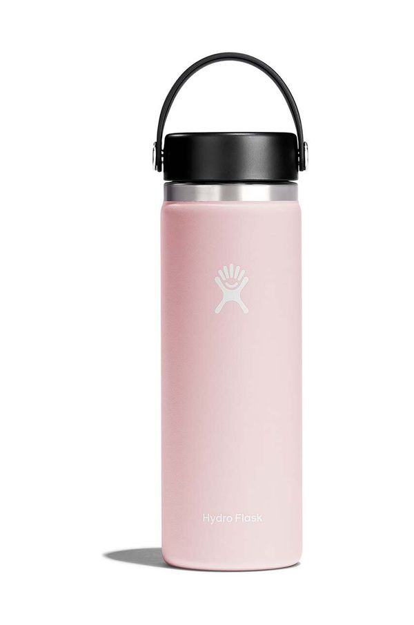 Hydro Flask Termo steklenica Hydro Flask 20 Oz Wide Flex Cap Trillium roza barva, W20BTS678