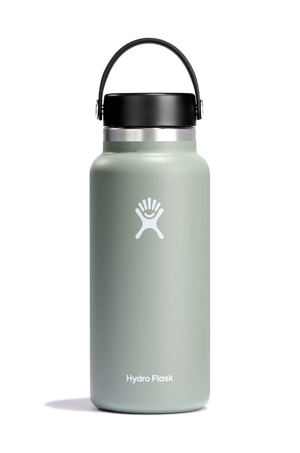 Hydro Flask Termo steklenica Hydro Flask 32 Oz Wide Flex Cap Agave zelena barva, W32BTS374