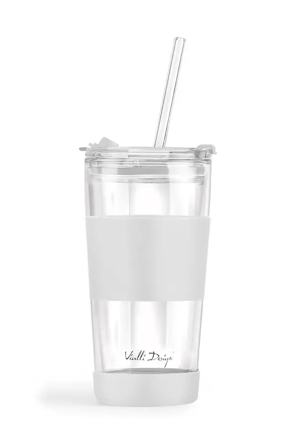 Vialli Design Termo vrč s slamico Vialli Design Fuori 600 ml