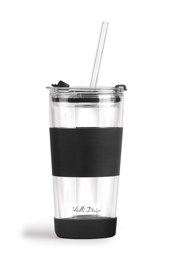 Vialli Design Termo vrč s slamico Vialli Design Fuori 600 ml