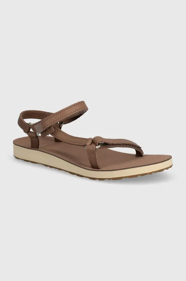 Teva Teva sandali ženski usnjeni Original Universal Slim Lea