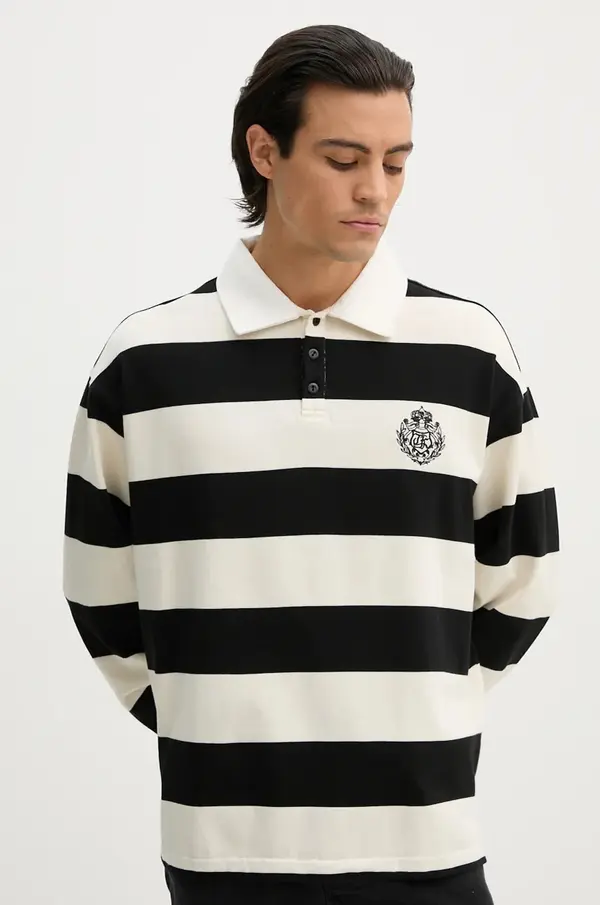 The Kooples The Kooples Bombažna majica z dolgimi rokavi The Kooples