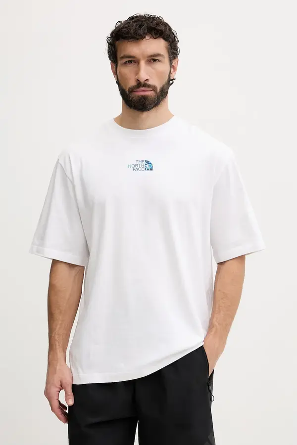 The North Face The North Face kratka majica moška bombažna LIQUID LOGO