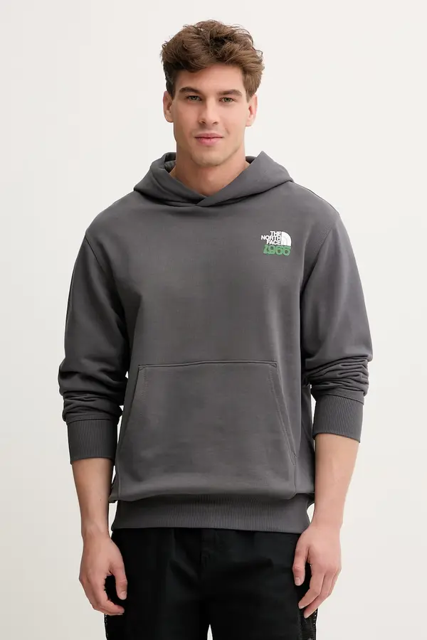 The North Face The North Face pulover s kapuco moški bombažen 1966 MOTION