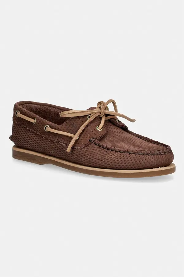 Timberland Timberland mokasini moški iz semiša Classic Boat Boat