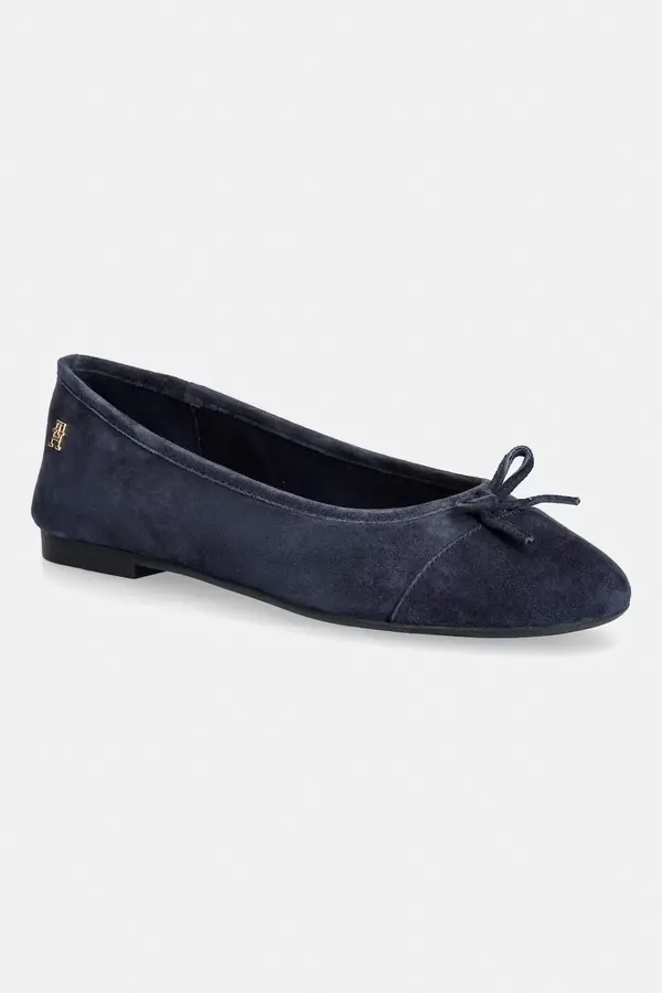 Tommy Hilfiger Tommy Hilfiger balerinke semišaste HILFIGER SUEDE BALLERINA