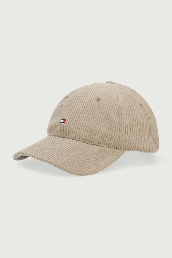 Tommy Hilfiger Tommy Hilfiger baseball kapa moška rebrasta žametna