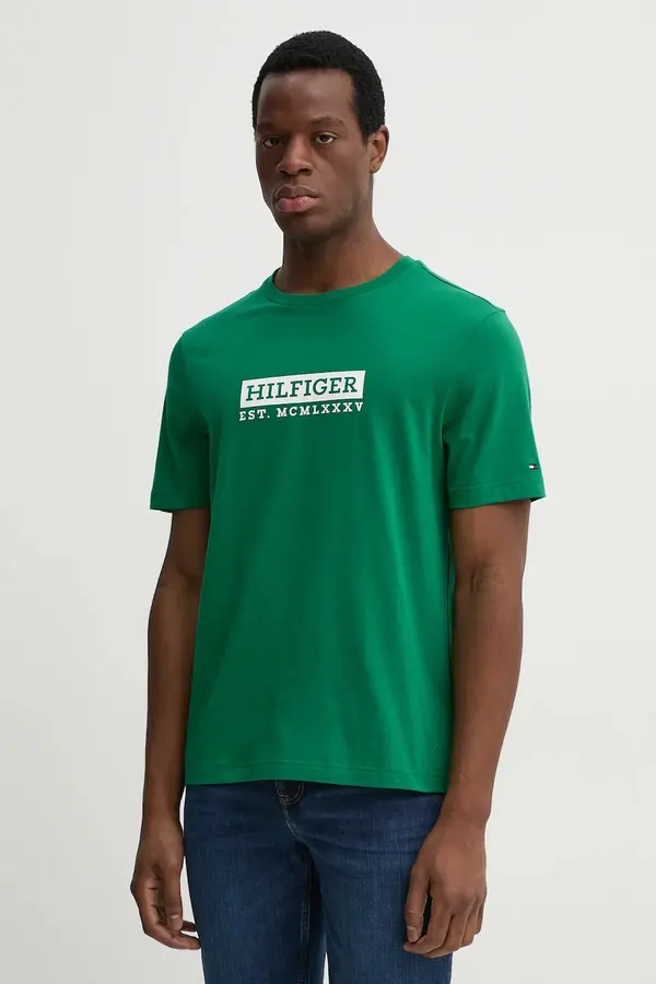 Tommy Hilfiger Tommy Hilfiger Bombažna kratka majica Tommy Hilfiger