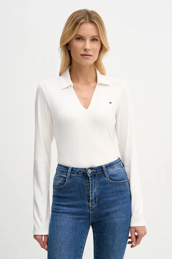 Tommy Hilfiger Tommy Hilfiger Bombažna majica z dolgimi rokavi Tommy Hilfiger