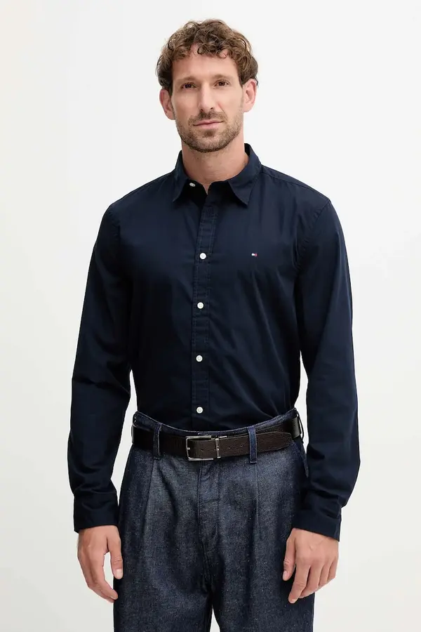 Tommy Hilfiger Tommy Hilfiger Bombažna srajca Tommy Hilfiger