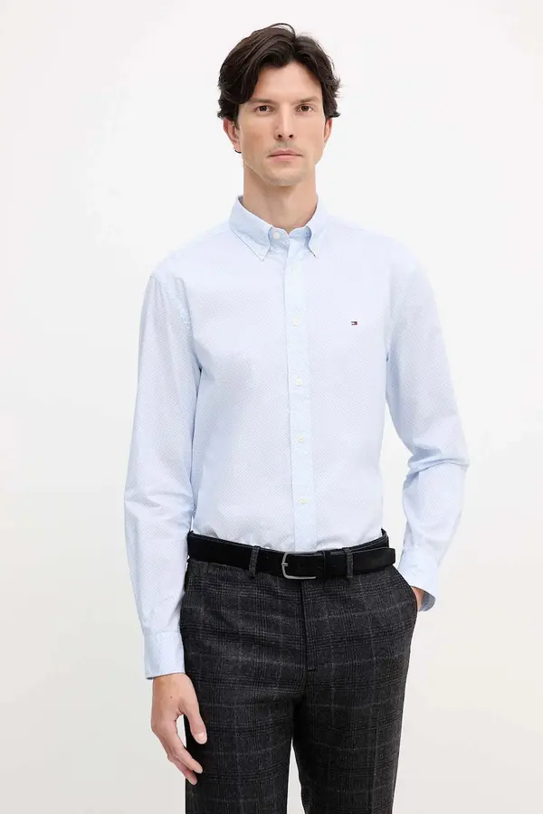Tommy Hilfiger Tommy Hilfiger Bombažna srajca Tommy Hilfiger