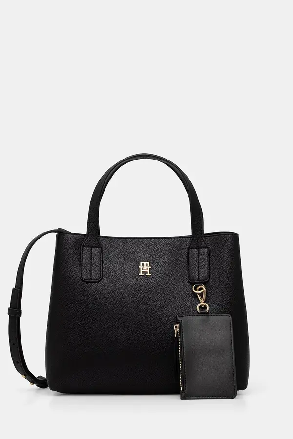 Tommy Hilfiger Tommy Hilfiger crossbody torbica ženska iz umetnega usnja