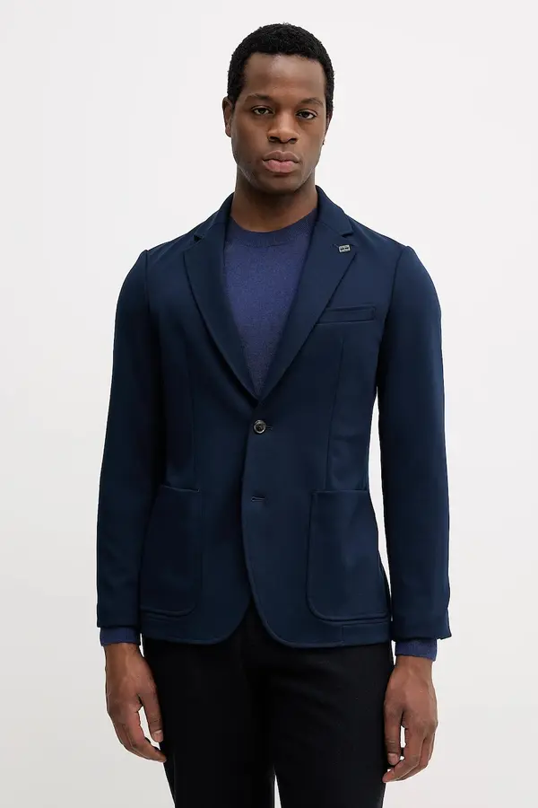 Tommy Hilfiger Tommy Hilfiger enoredni suknjič moški z viskozo