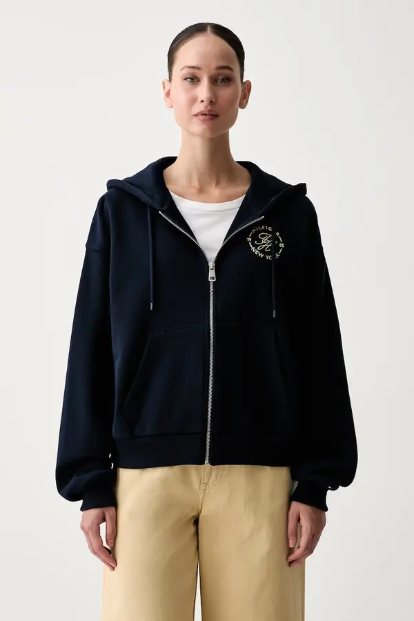 Tommy Hilfiger Tommy Hilfiger jopica s kapuco ženska bombažna