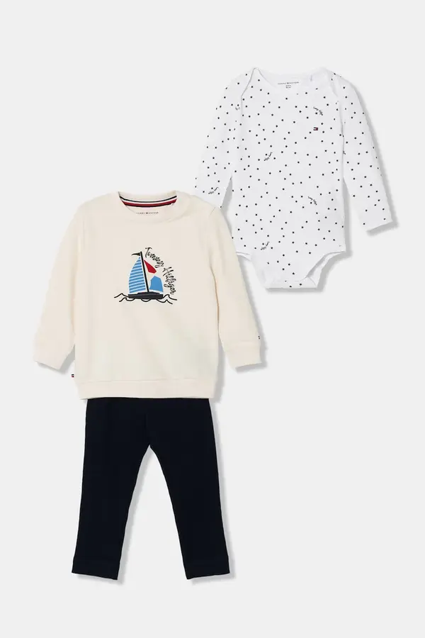 Tommy Hilfiger Tommy Hilfiger komplet za dojenčke z bombažem