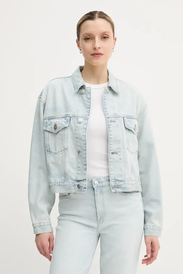 Tommy Hilfiger Tommy Hilfiger kratka jakna ženska denimska