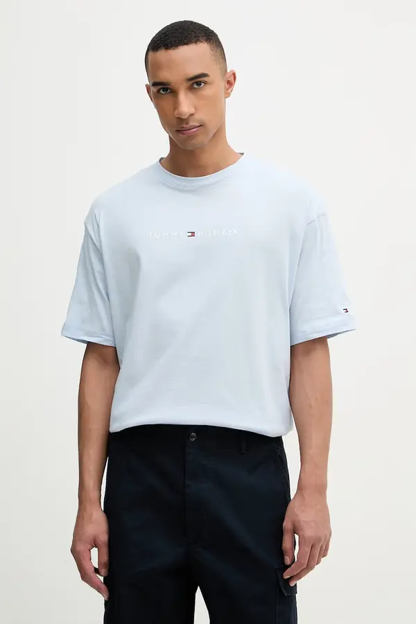 Tommy Hilfiger Tommy Hilfiger kratka majica moška bombažna