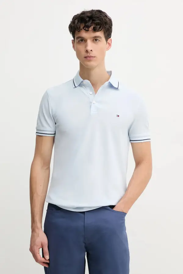 Tommy Hilfiger Tommy Hilfiger kratka majica moška bombažna