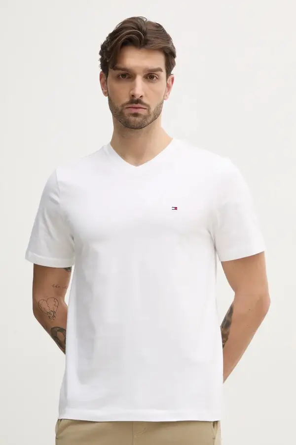 Tommy Hilfiger Tommy Hilfiger kratka majica moška bombažna