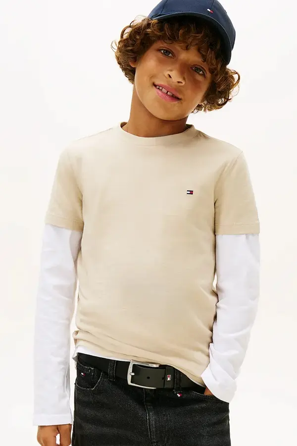 Tommy Hilfiger Tommy Hilfiger kratka majica otroška bombažna