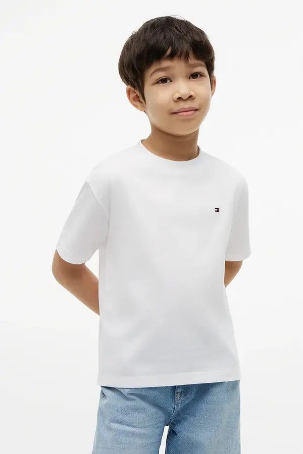 Tommy Hilfiger Tommy Hilfiger kratka majica otroška bombažna