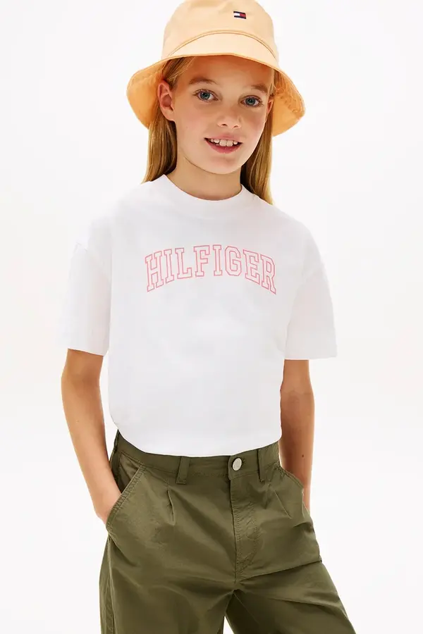 Tommy Hilfiger Tommy Hilfiger kratka majica otroška bombažna