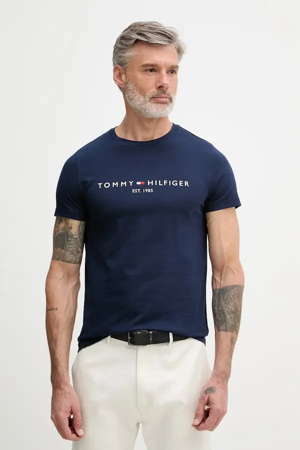 Tommy Hilfiger Tommy Hilfiger kratka moška bombažna majica
