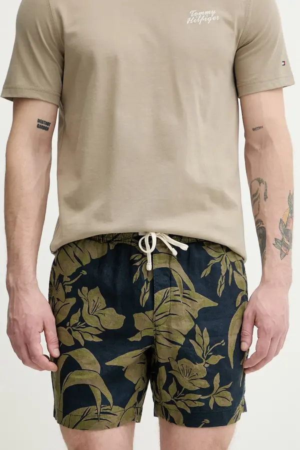 Tommy Hilfiger Tommy Hilfiger kratke hlače moške lanene