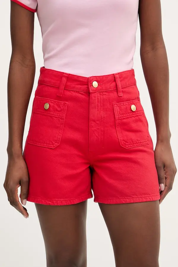 Tommy Hilfiger Tommy Hilfiger kratke hlače ženske denim
