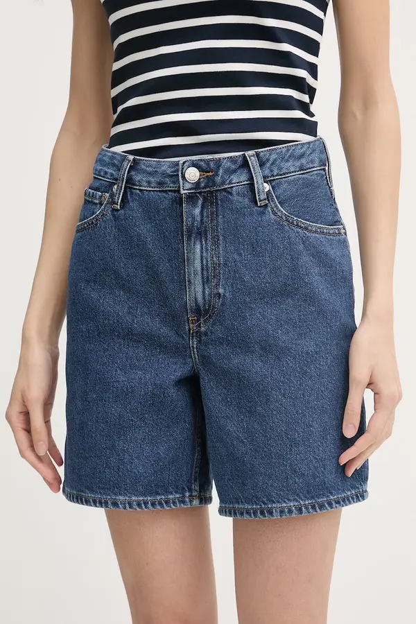 Tommy Hilfiger Tommy Hilfiger kratke hlače ženske denimaste