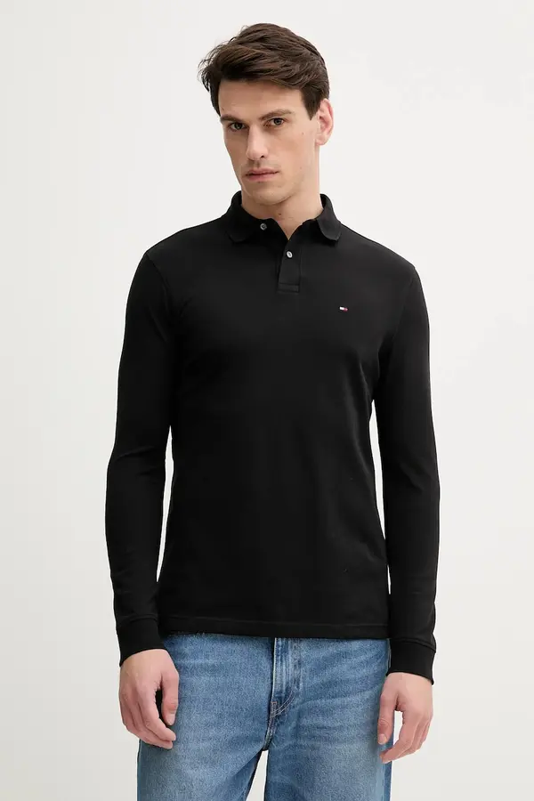 Tommy Hilfiger Tommy Hilfiger majica z dolgimi rokavi moška z bombažem