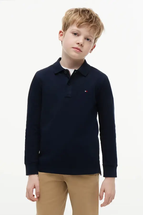 Tommy Hilfiger Tommy Hilfiger majica z dolgimi rokavi otroška bombažna
