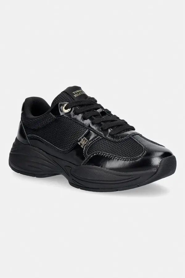 Tommy Hilfiger Tommy Hilfiger MODERN RUNNER SHINY LEATHER superge ženske
