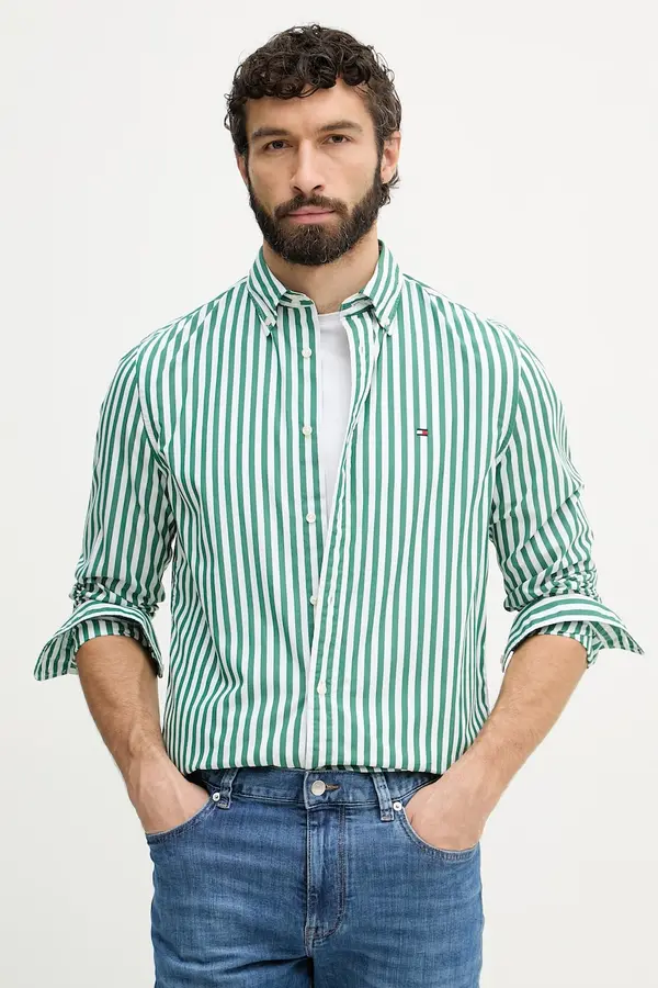 Tommy Hilfiger Tommy Hilfiger moška bombažna srajca