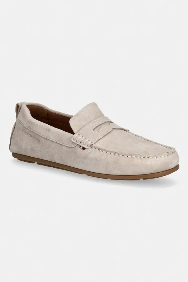 Tommy Hilfiger Tommy Hilfiger moški semišasti mokasini CORE HILFIEGR SUEDE DRIVER